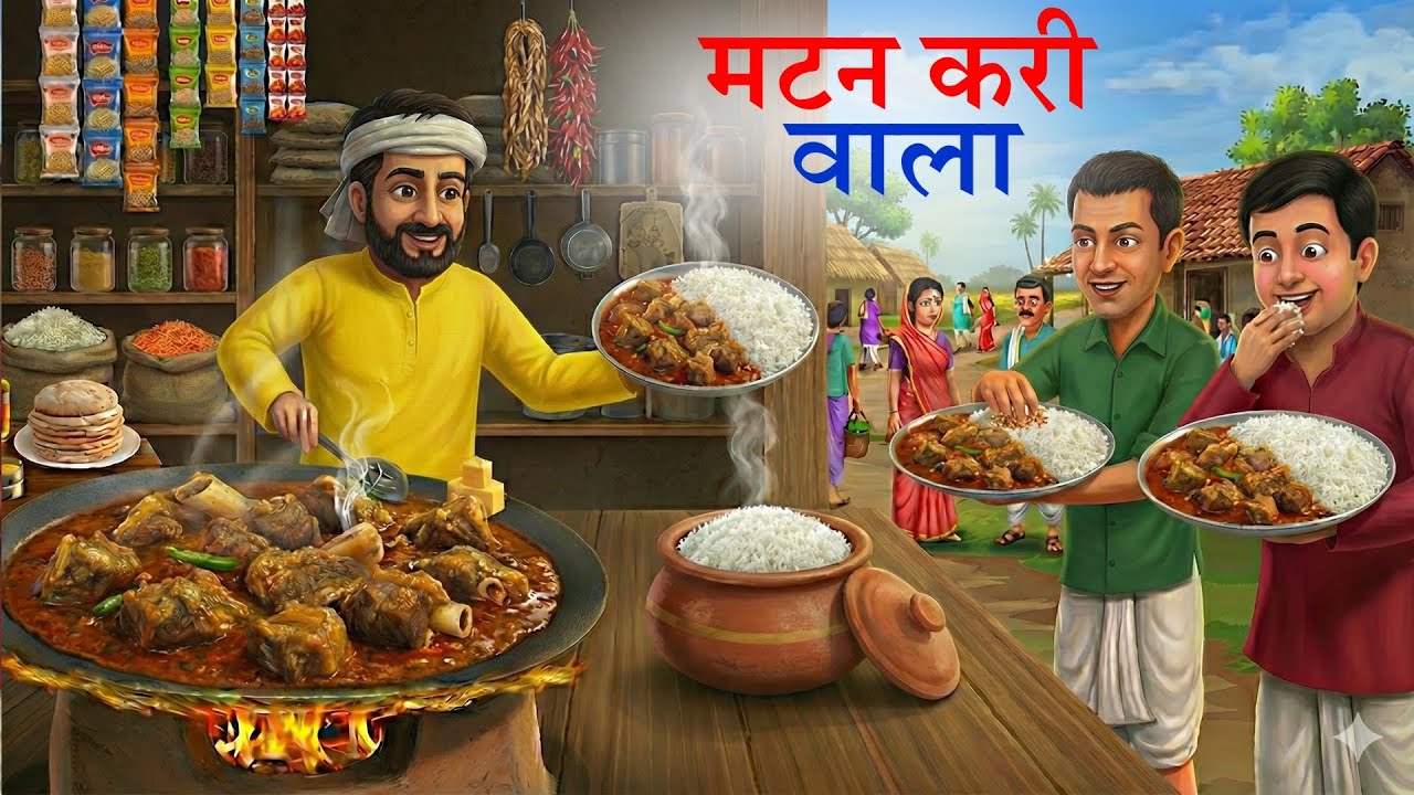 मटन करी वाला | Hindi story | Hindi kahani | Mutton  Curry Wala | Desi Mutton | village moral story