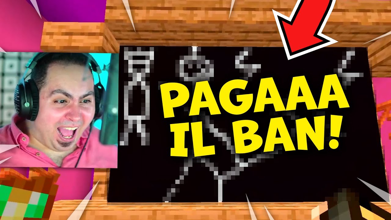 LYON RISCHIA IL BAN PER UN DISEGNO DI PAGA IN LIVE SU MINECRAFT!!