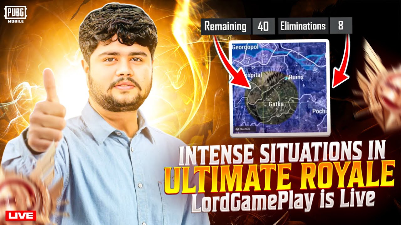 Last Circle Intense Fight🔥 |Road to Legend | Pubg Mobile | Lord Game Play