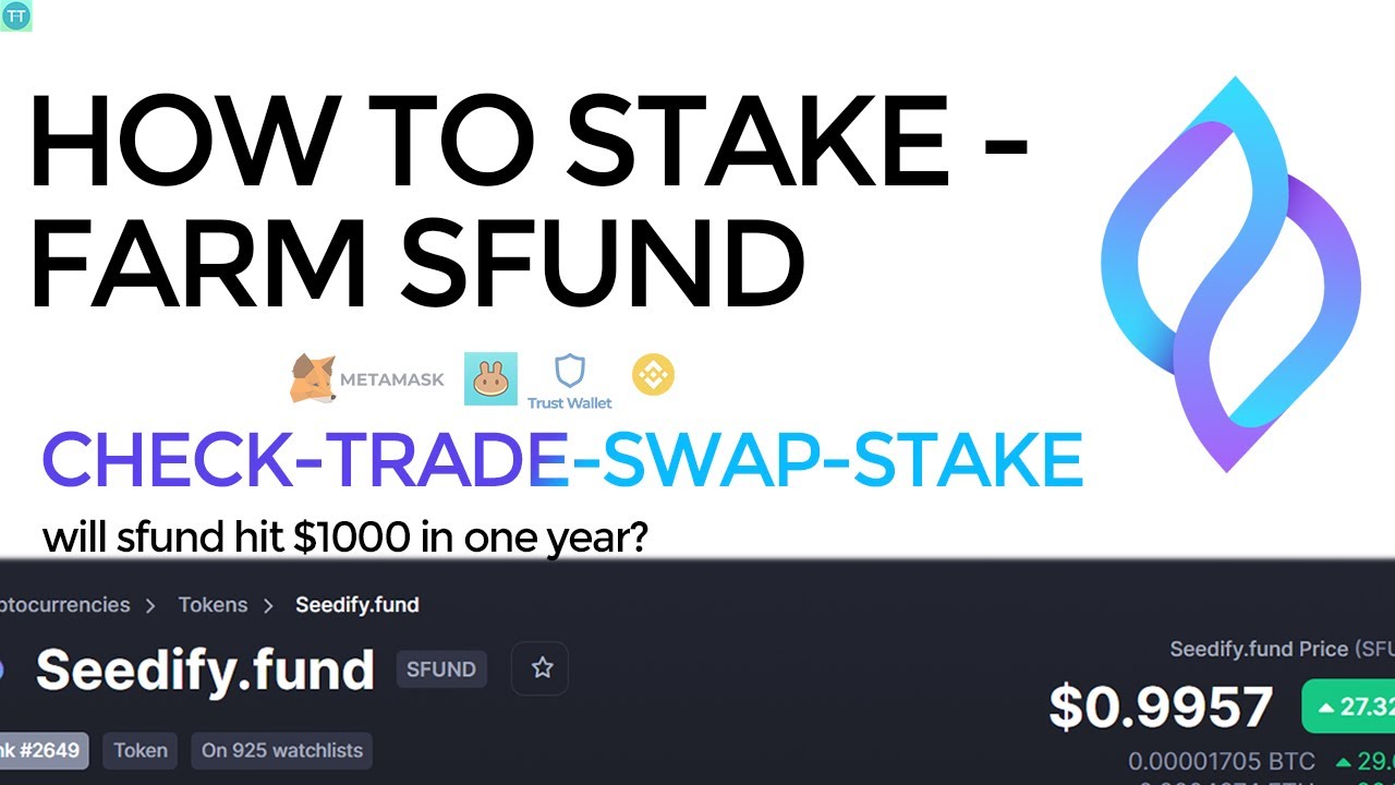 How to Swap Sfund | Farm | Stake | Airdrop earnings | liquidity (Seedify)