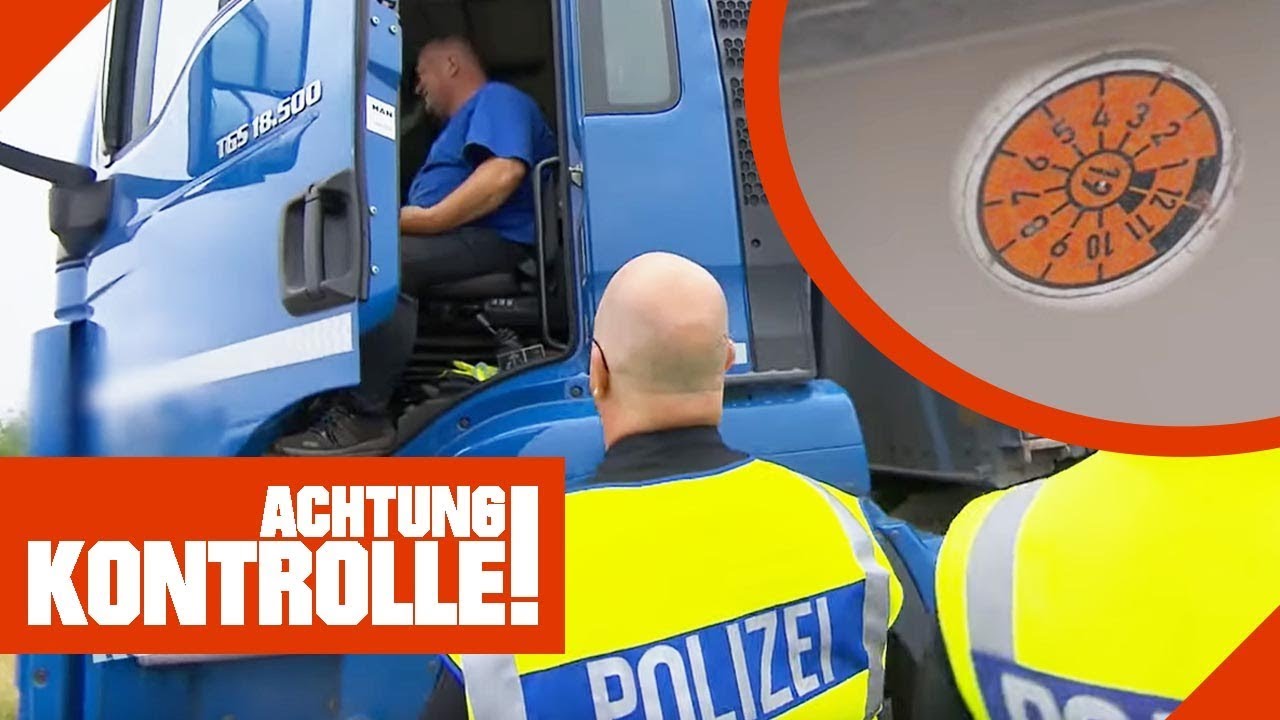 LKW im schlechten Zustand: Abgelaufener TÜV und kaputte Reifen! | Achtung Kontrolle | Kabel Eins