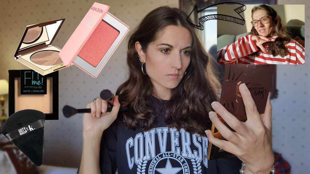 ME MAQUILLO CON VOSOTROS PARA HACER UNOS RECADOS #makeup #look #maquillaje #grwm