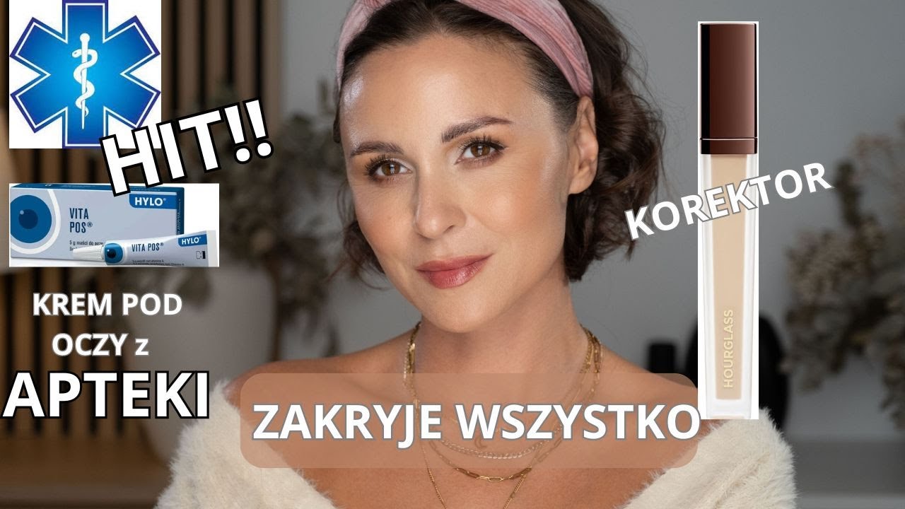 HIT pod oczy z APTEKI ★ KOREKTOR który zakryje WSZYSTKO★OGARNIJCIE SIE ZE MNĄ ★GRWM★WŁOSY★MAKIJAŻ