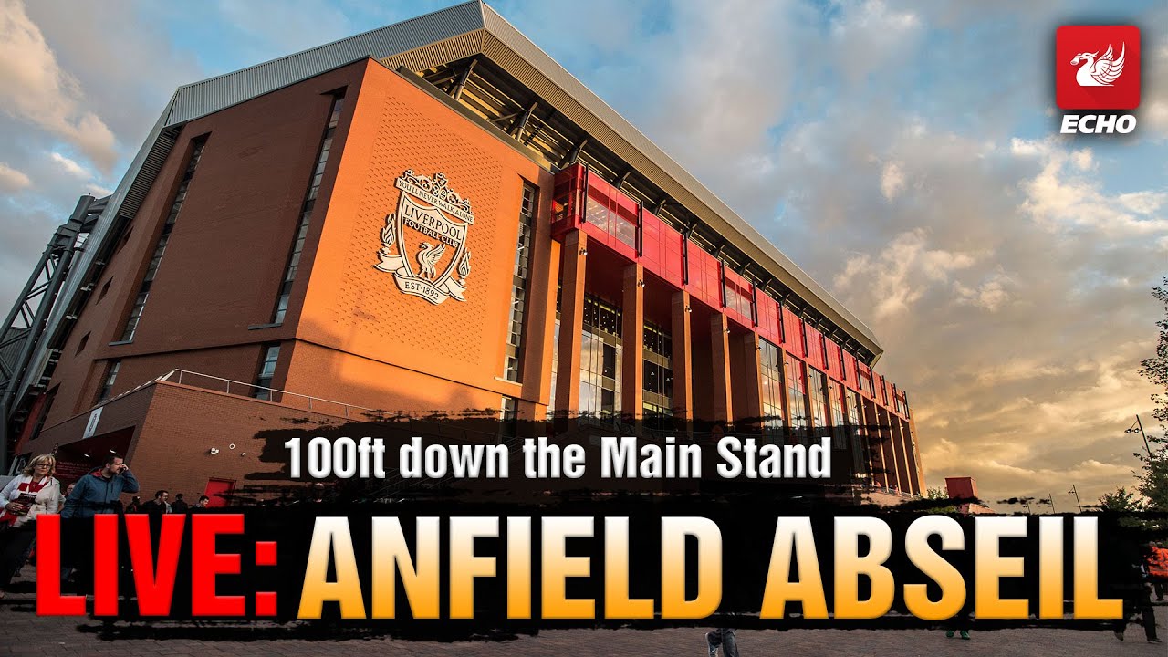 Anfield Stadium Abseil - 100ft down the Main Stand