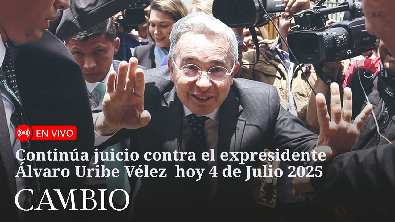 🔴 En vivo: Audiencia contra Álvaro Uribe Vélez, hoy, 4 de julio de 2025.