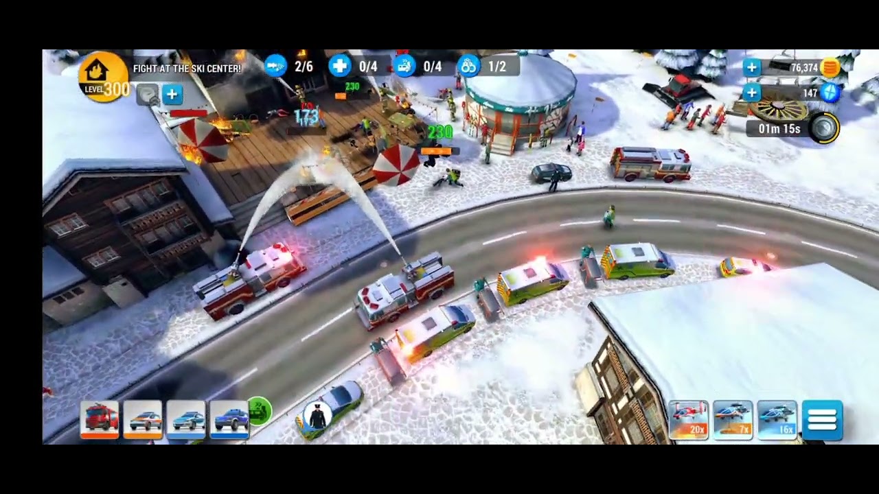 a rescue simulation game where you manage various emergency services. 