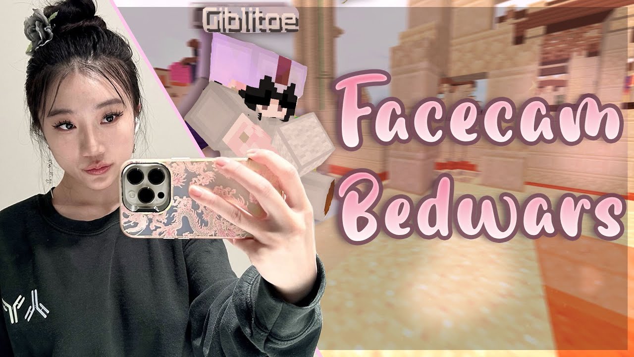 Przytulny, solowy komentarz do Bedwars z kamerą na twarzy