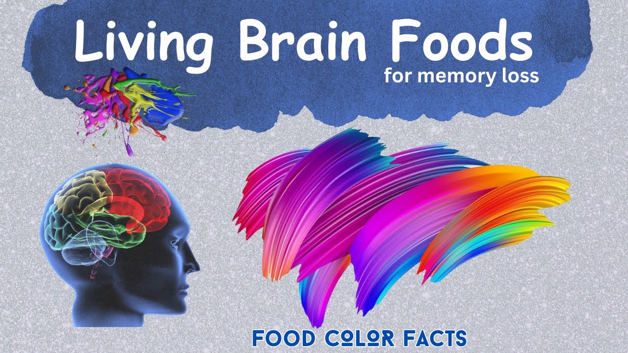 (Raw) Brain Healthy Foods For MEMORY Loss | Food COLOR Facts