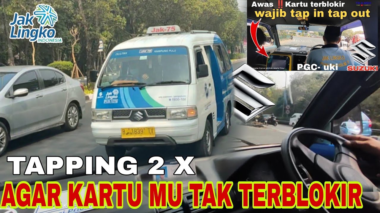 Naik jaklingko wajib Tap in,Tap out .agar kartu anda tidak terblokir ‼️