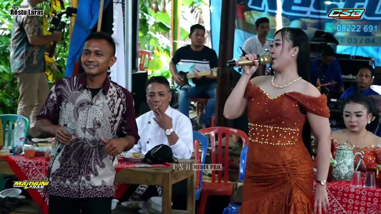 Cs Restu Laras mulai gayeng...Maryuni Audio live Gemolong sragen