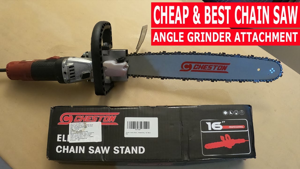 Best Angle Grinder Chainsaw Attachment - Complete Setup.