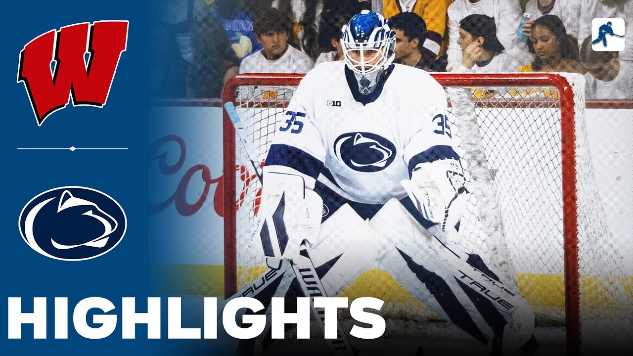 Wisconsin vs Penn State | NCAA College Hockey | Highlights - January 24, 2026