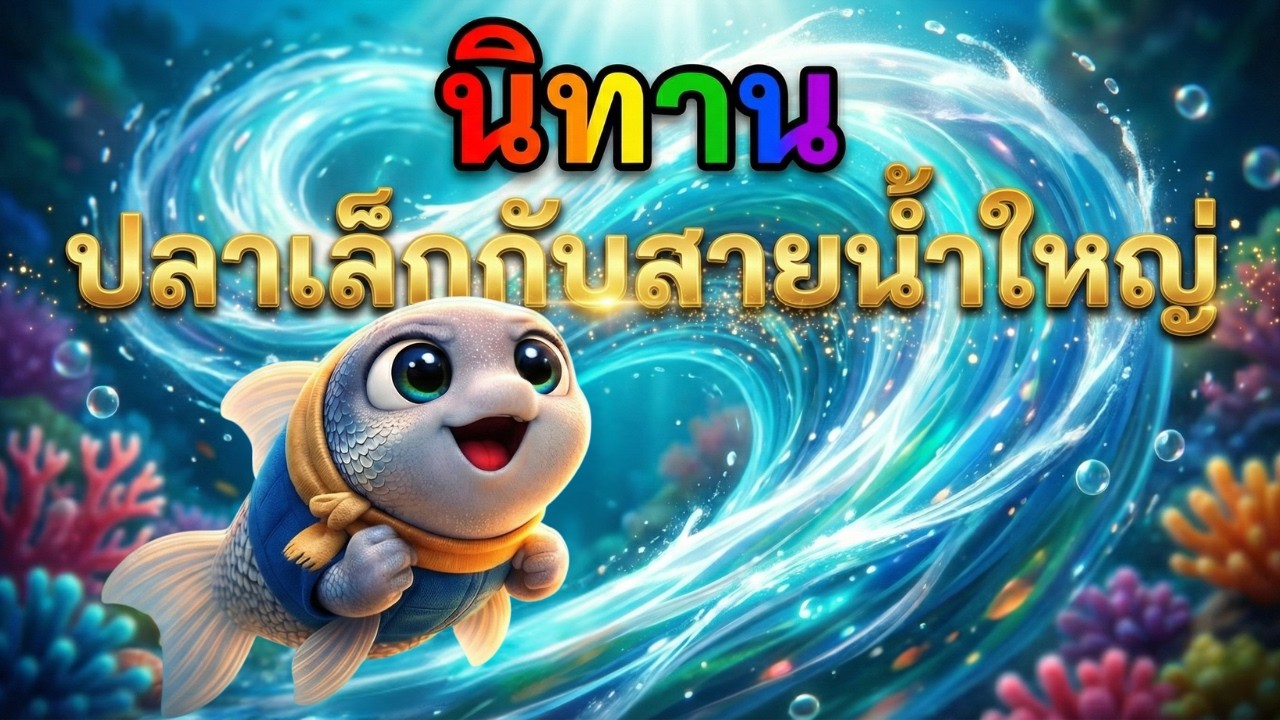 นิทานเรื่อง:ปลาเล็กกับสายน้ำใหญ่