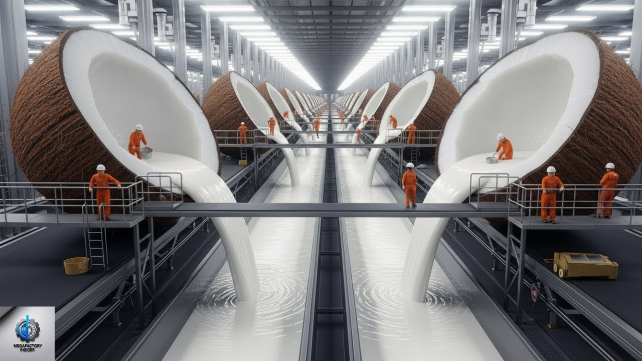 Inside the Coconut Milk Factory – How Billions of Coconuts Become Liquid Gold