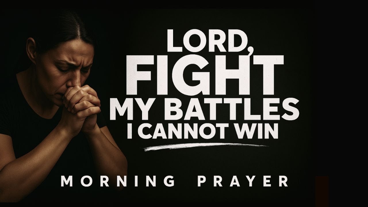 LORD FIGHT MY BATTLES I CANNOT WIN | Powerful Prayer & Bible Verse Meditation