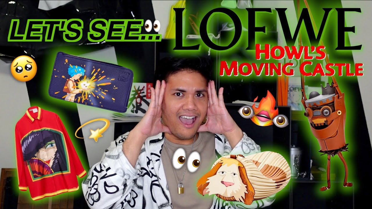 LET'S SEE... Loewe x Howl's Moving Castle 🔥💫 The Bags, Clothing + More from Loewe x Studio Ghibli