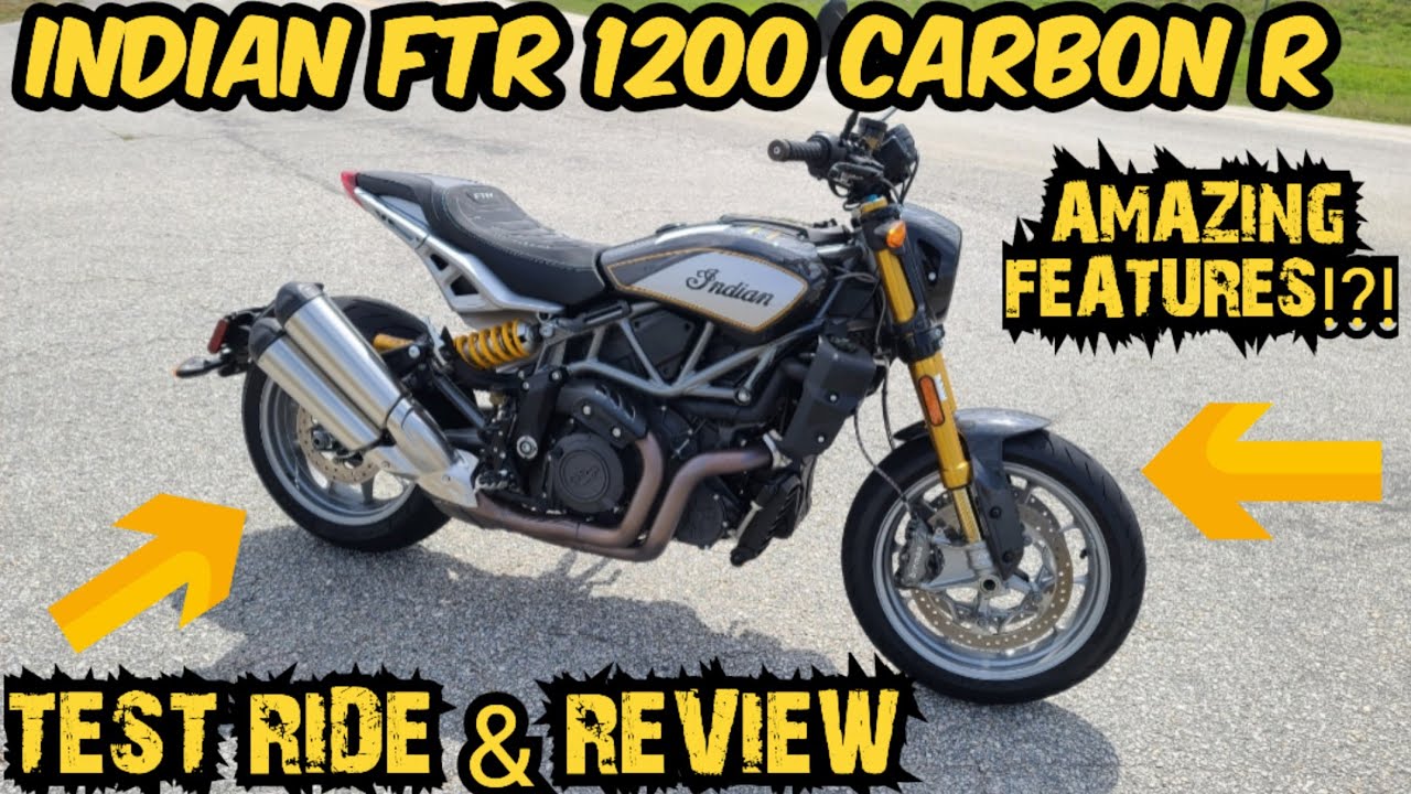 2023 INDIAN FTR 1200 CARBON R TEST DRIVE AND REVIEW !! #motorcycle #review #bikeweek