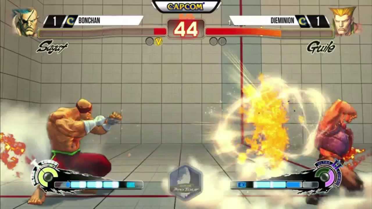 Bonchan (Sagat) vs Dieminion (Guile) - Final Round 18 USF4 - 720p 60fps
