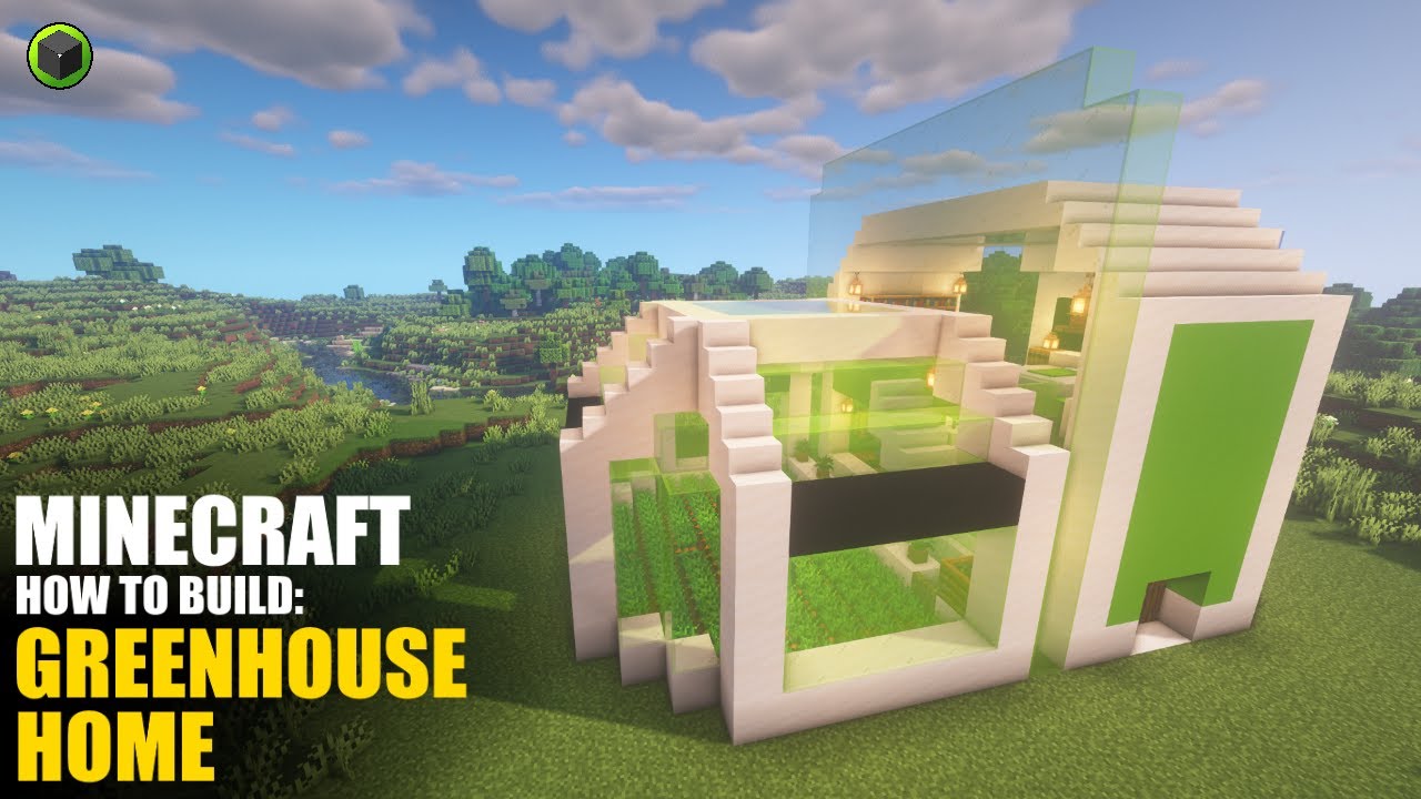HOW TO BUILD: GREENHOUSE HOME | MINECRAFT BUILDINGS #108