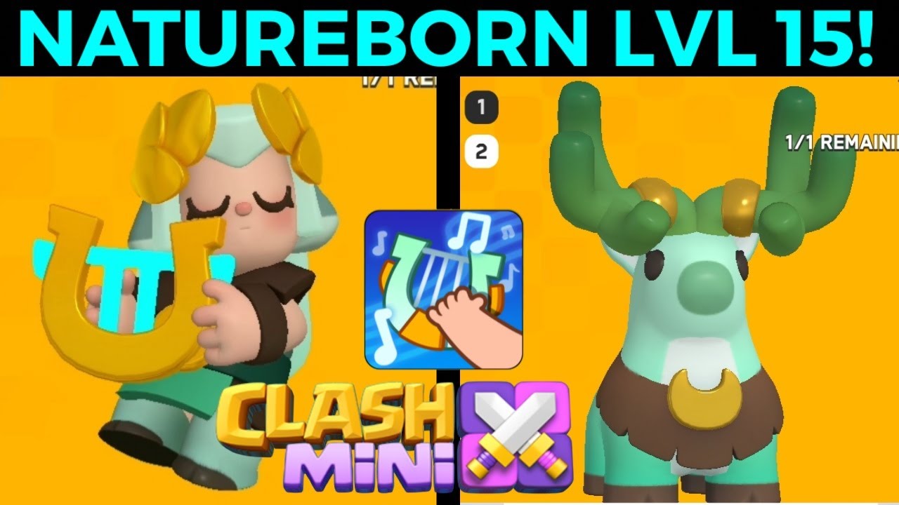 I Maxed Out Natureborn, New Hero in Clash Mini! Balance Changes and Hot Potter Glitch in Clash Mini!