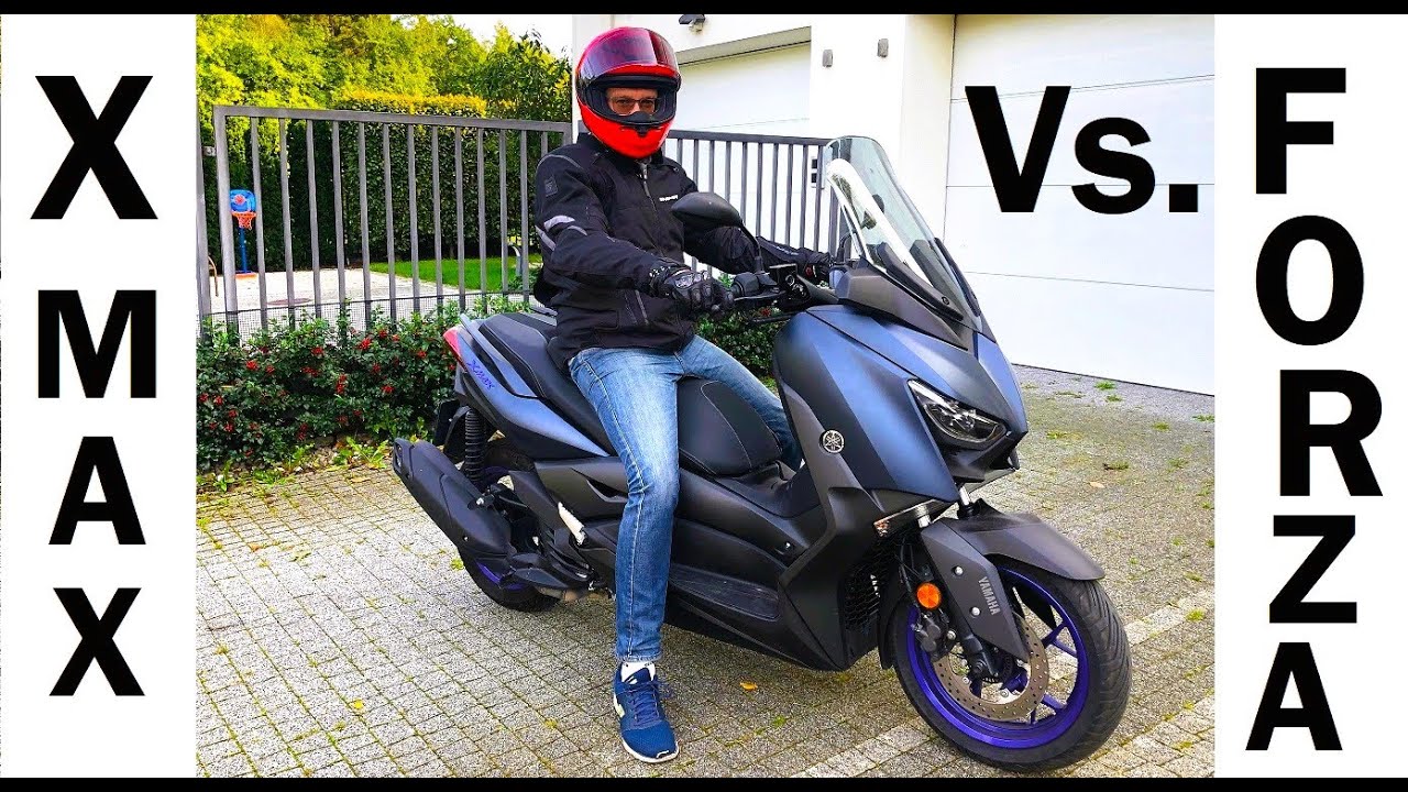 Honda Forza 125 Vs. Yamaha X-max TEST PL muzyk jeździ