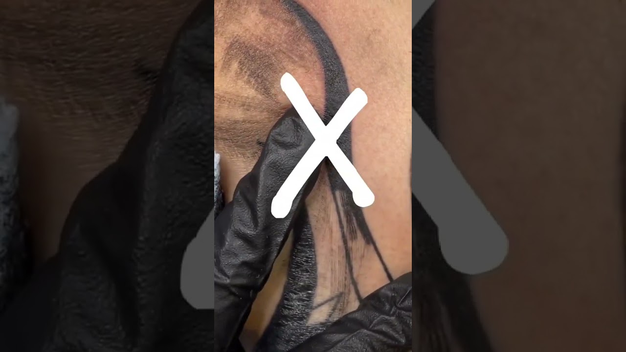 How to pack color into the skin? How to fill the black ink for tribal?#tattootips #tattooschool