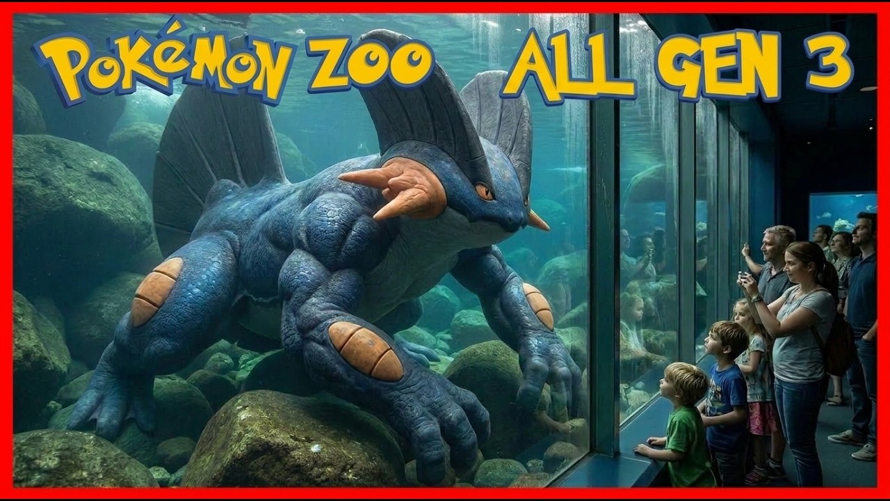 pokemon Zoo  hoenn Region All 135 Gen 3 Pok&eacute;mon in one place !!  Real Life  Reimagined by Ai