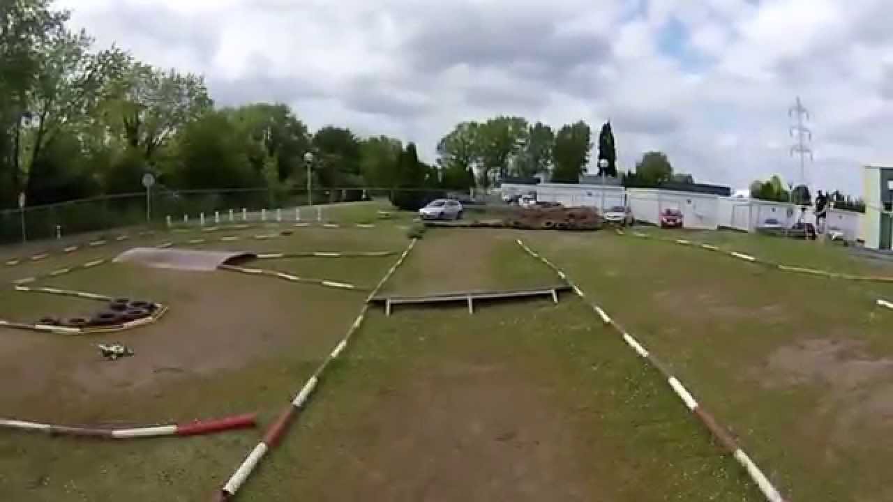 Piste du Club de Modélisme FM Vue par un Drone