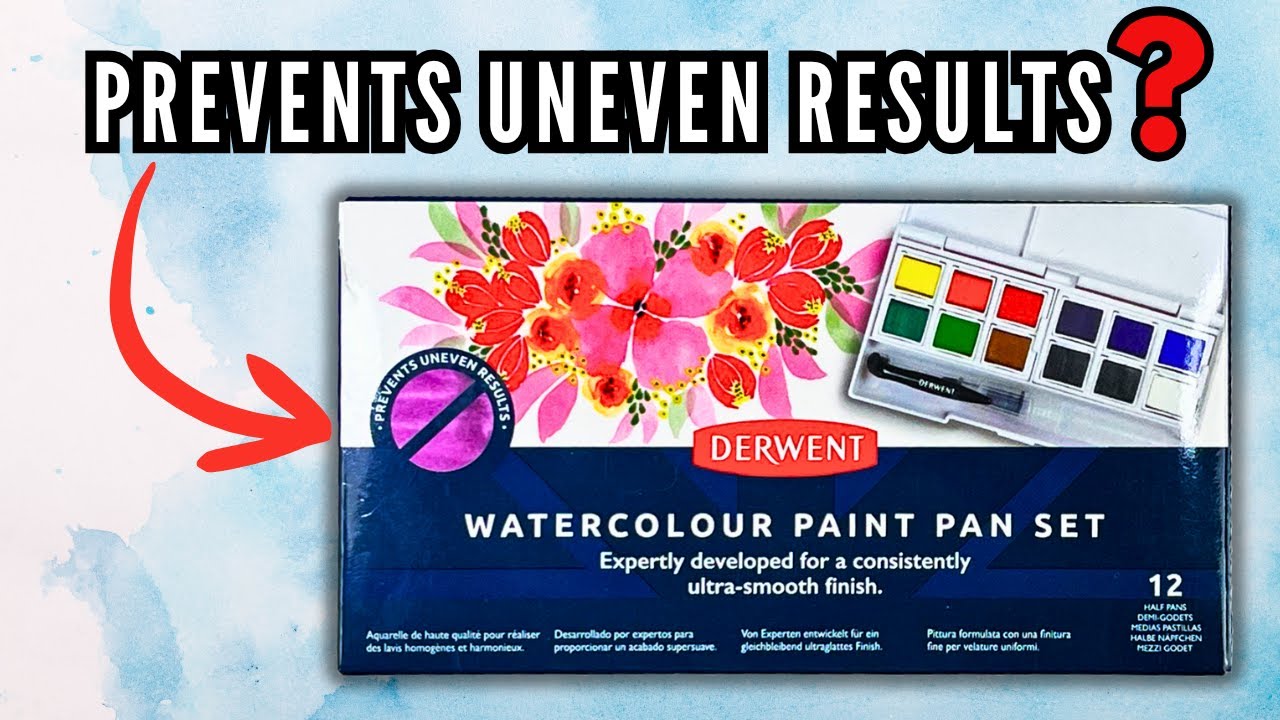 BEST Watercolor Set for Beginners? Does Derwent REALLY Stop Uneven Results?