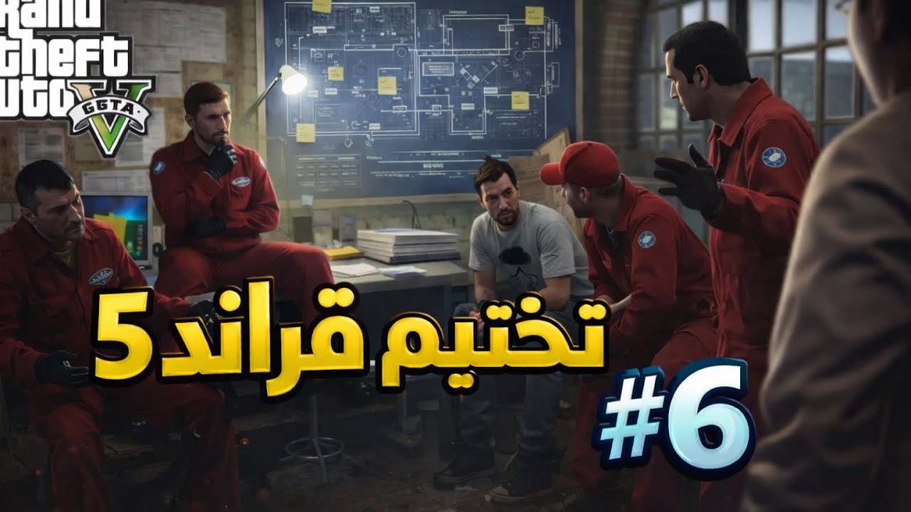 تختيم قراند 5| 6# | تخطط و ‏تجهيزات لمهمة سرقة محل المجوهرات...لستر ناوي على شر لسرقه| GTA 5