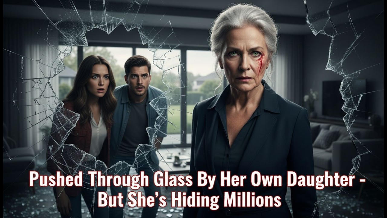 Daughter's Shove Shatters Glass, Reveals Mom's Hidden Fortune