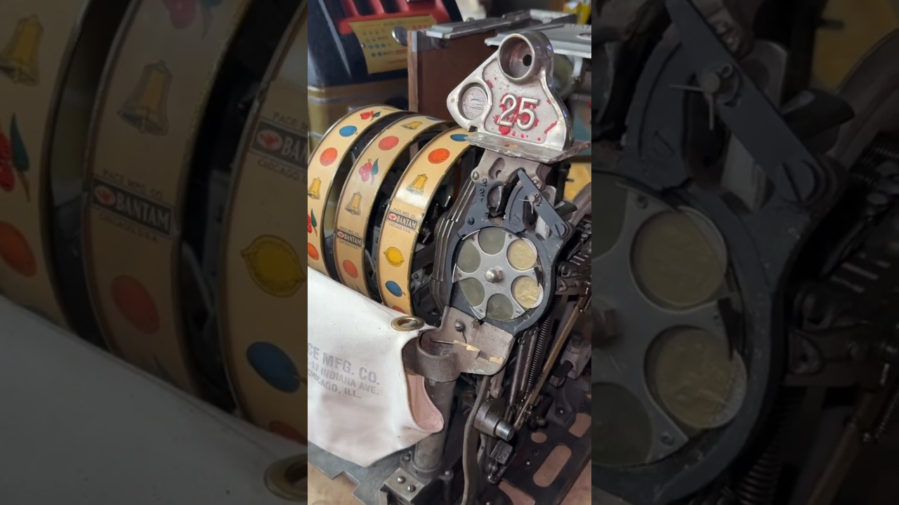 How An Antique Slot Machine Really Works! 🎰