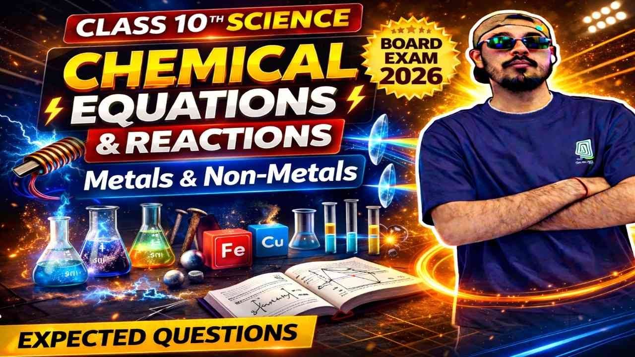 Class 10 Science Chemical Reactions and Equations + Metals and Non-Metals | Full Chapter Revision 20