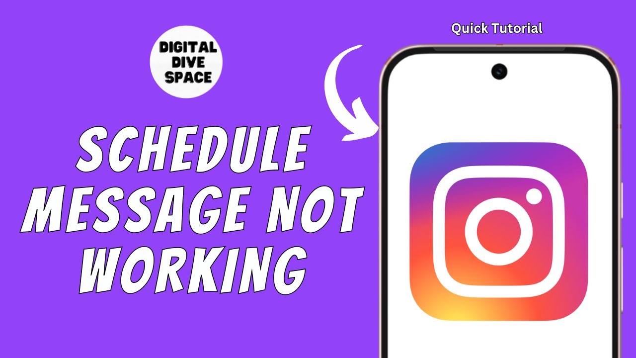 HOW TO FIX SCHEDULE MESSAGE NOT WORKING ON INSTAGRAM