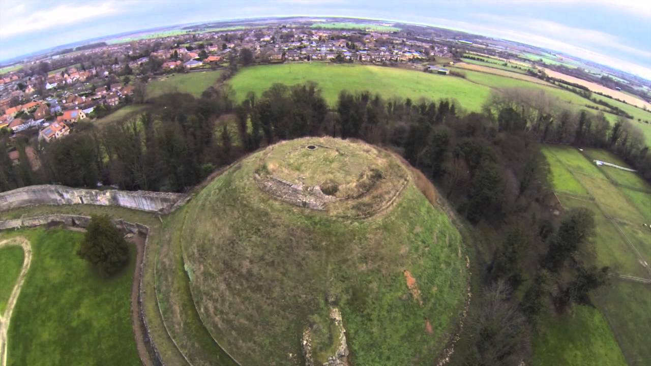 Tickhill Castle, Doncaster - Aerial View - FPV Flying - TBS Discovery Pro Quadcopter