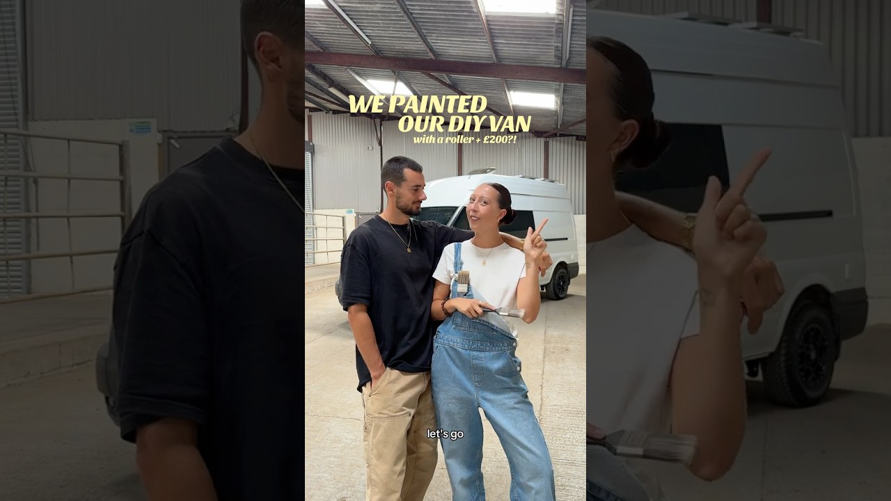 &pound;200 DIY van paint job!!! #paintjob #diyvan #carpainting