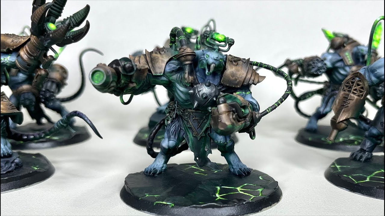 LIVE brush Painting Warhammer miniature -  Glowing effect & OSL Real-Time Painting Session + Q&A