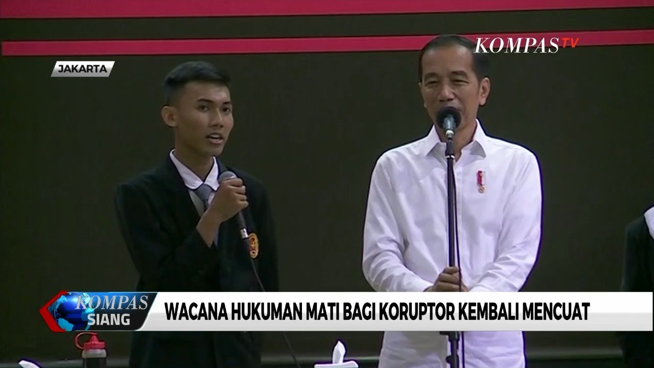 Ditanya Siswa Soal Hukuman Mati Koruptor, Begini Kata Jokowi