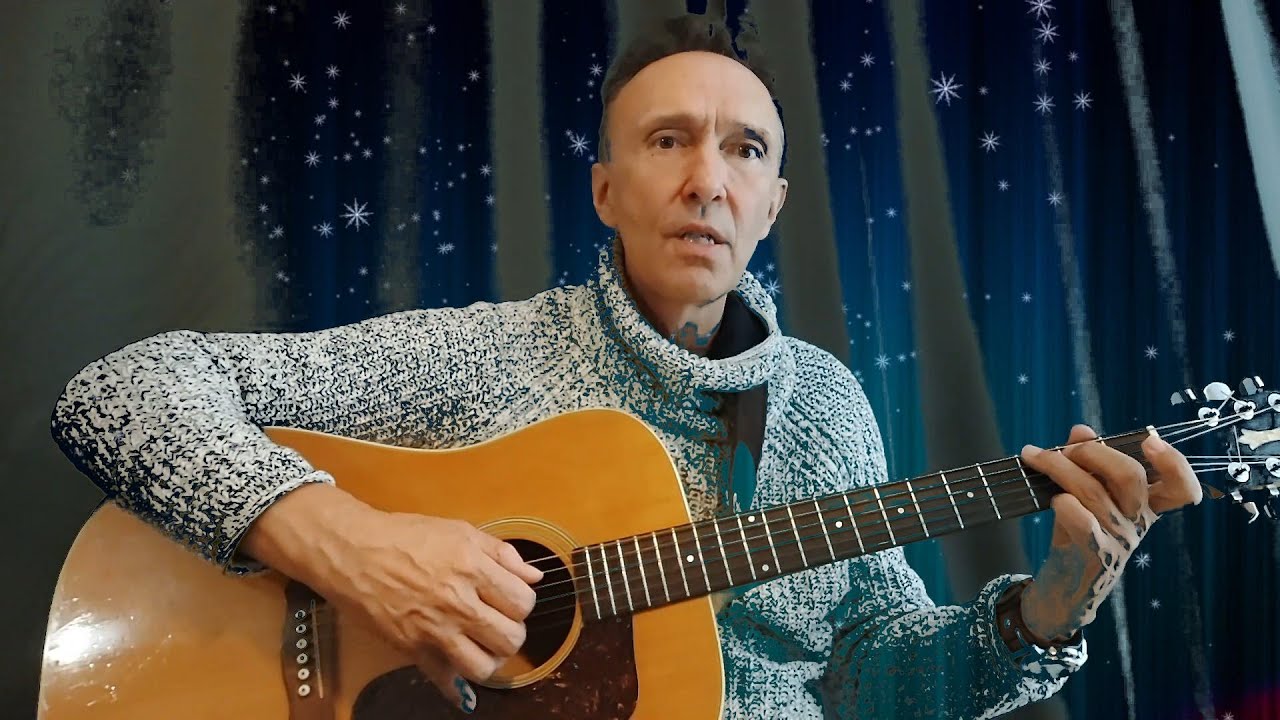 Leise rieselt der Schnee   - Gitarrentutorial; einfach zu spielen; mit Rhythmus oder Zupfen