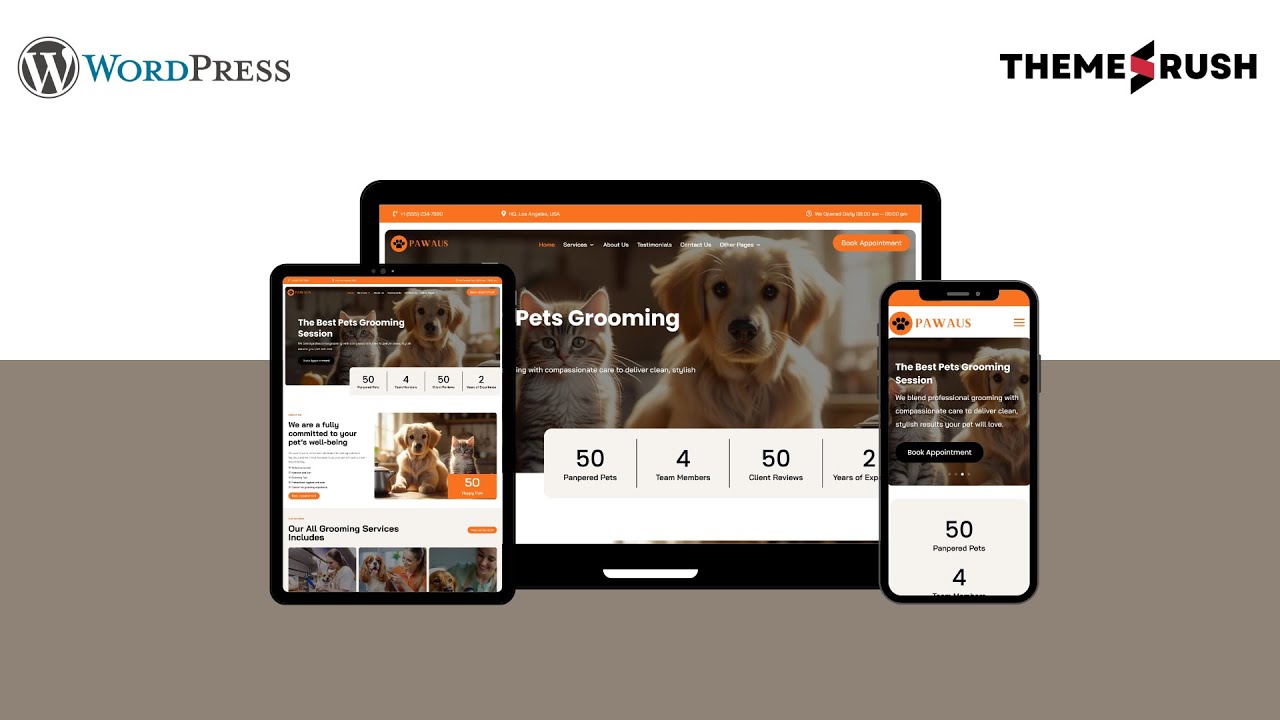 How to Install & Customize Pawcare – Pet Care WordPress Website Template | Launch Fast!