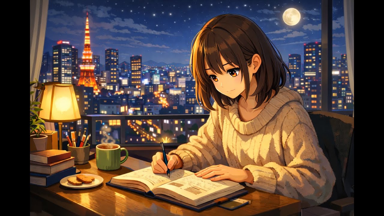 Late Night Study Session 🌙 | Relaxing Focus Music