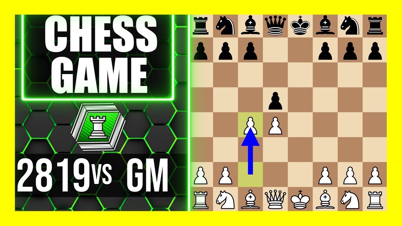 French Defense: Exchange Variation, Monte Carlo Variation, Intense Chess Game, Watch and