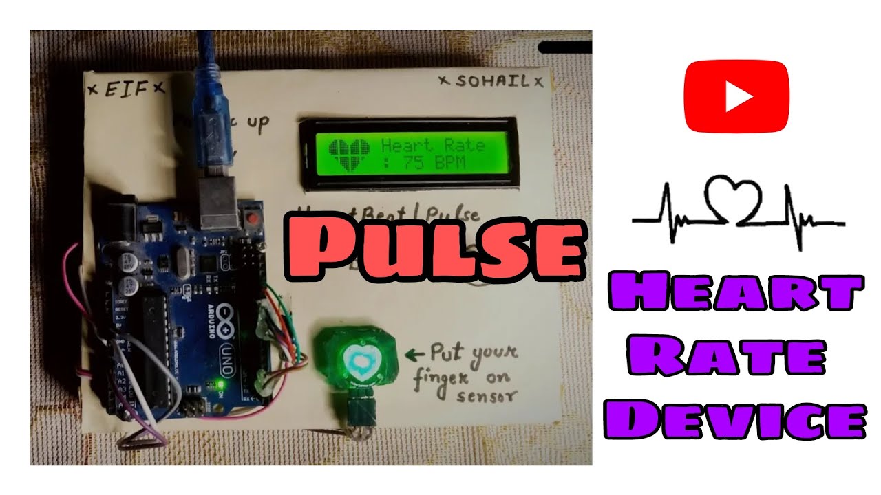Monitor Your Heart Rate❤ with Arduino and Pulse Heart Rate Sensor | DIY Heart Rate Monitor💓