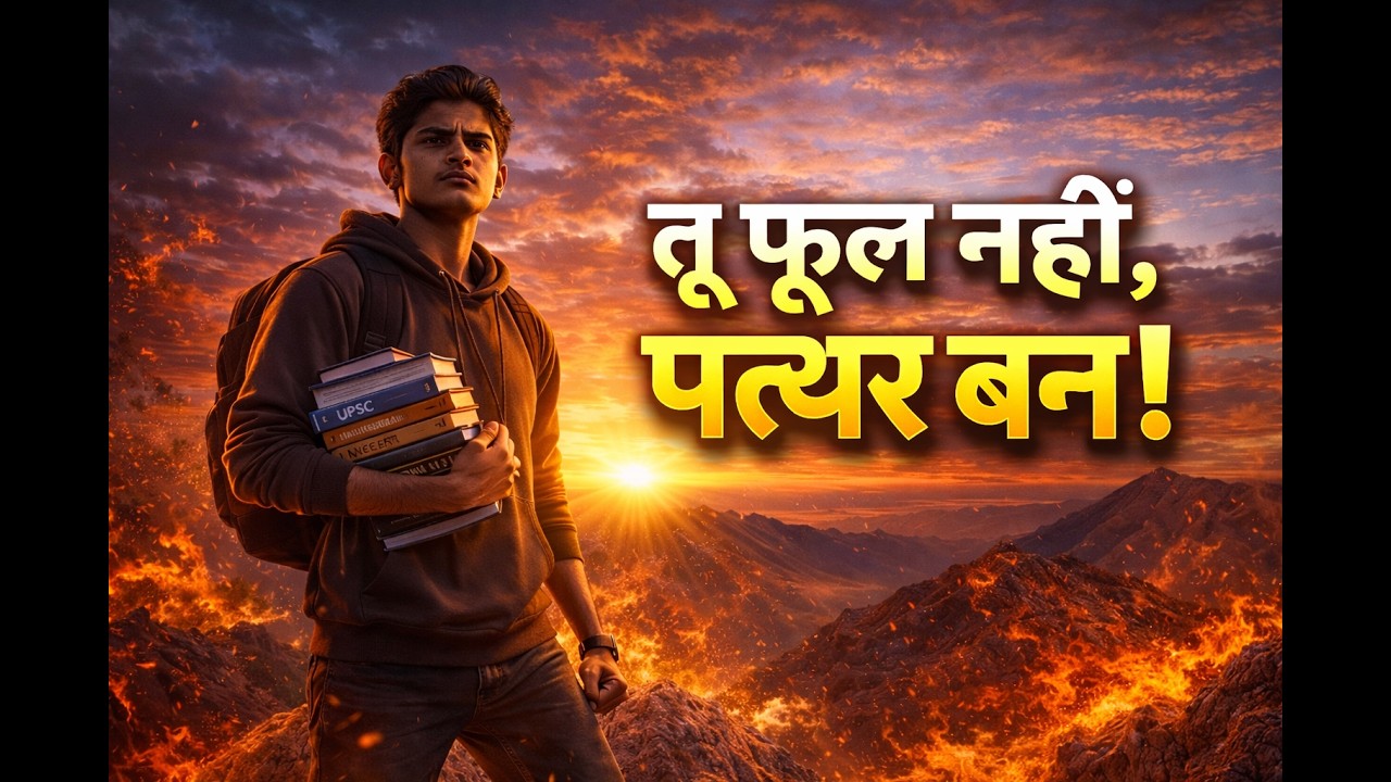 तू फूल नहीं पत्थर बन 🔥 | Powerful Student Motivation Song | Never Give Up