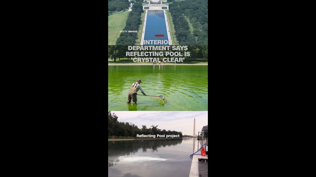 Interior Department says Reflecting Pool is &lsquo;crystal clear&rsquo;