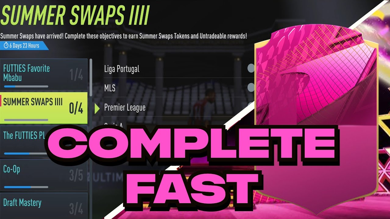 HOW TO COMPLETE SUMMER SWAPS 4 FIFA 22