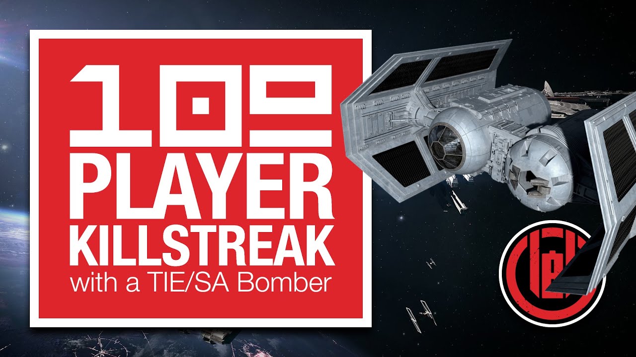 109 Player Killstreak with a TIE Bomber on Fondor [SWBF2: Starfighter Assault]