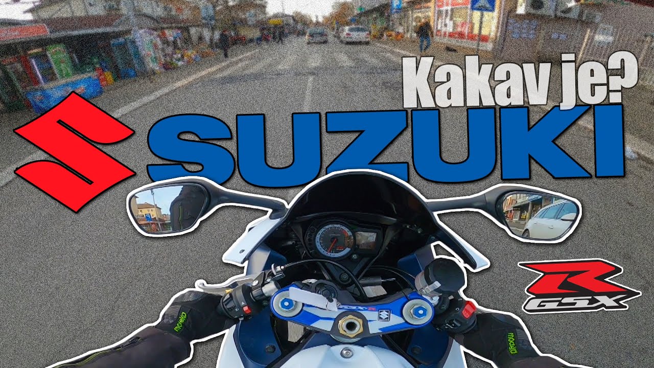Hteo je da PROBAM njegov GSX-R 750! Voznja po Trsteniku