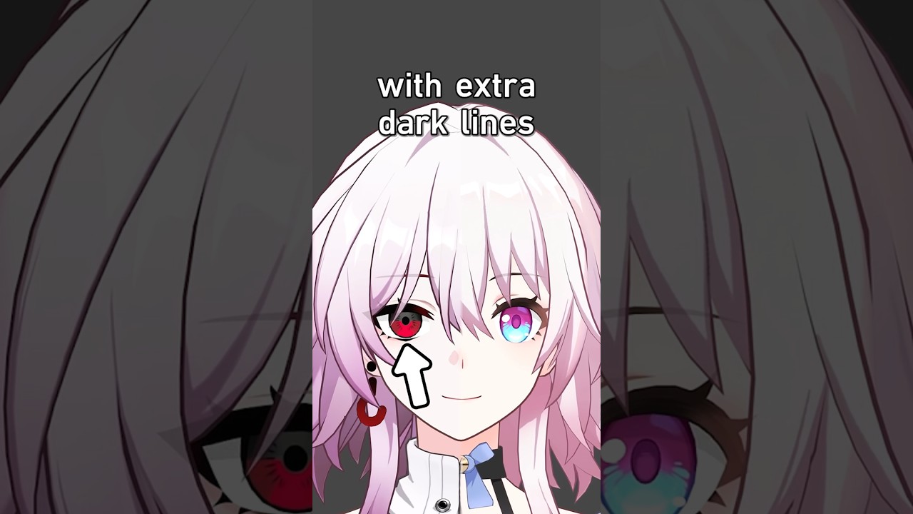 Evernight&rsquo;s hidden model details #hsr #honkaistarrail #evernight