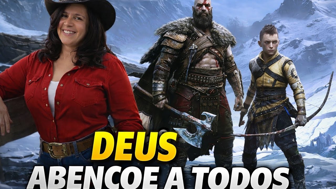 [GOD OF WAR ][PS4#] Pai e Filho em um mundo de deuses nórdico|Deus abençoe todas as Mulheres do Bras
